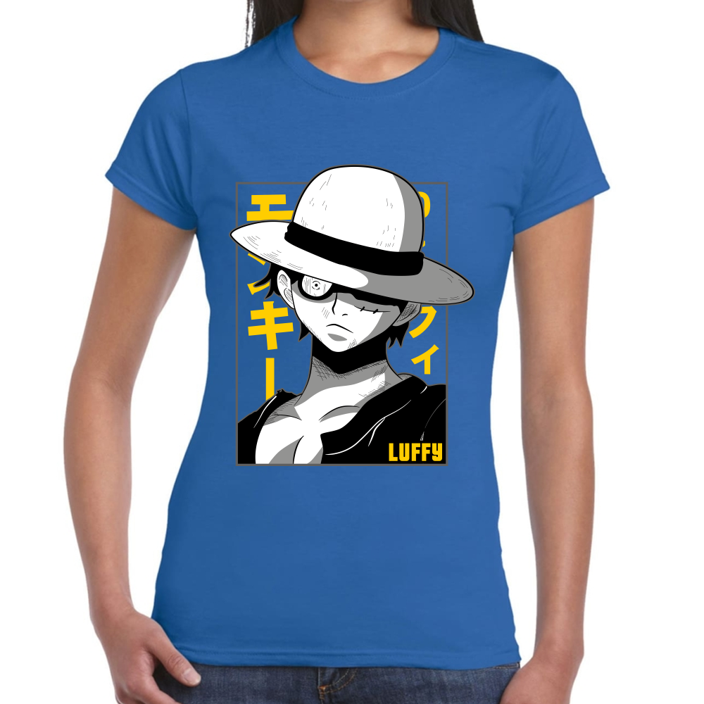 Playera Luffy One Piece Algodón Premium #0001653
