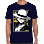 Playera Luffy One Piece Algodón Premium #0001653