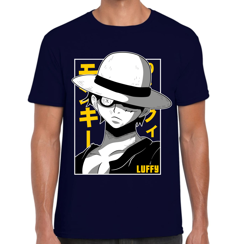 Playera Luffy One Piece Algodón Premium #0001653