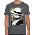 Playera Luffy One Piece Algodón Premium #0001653