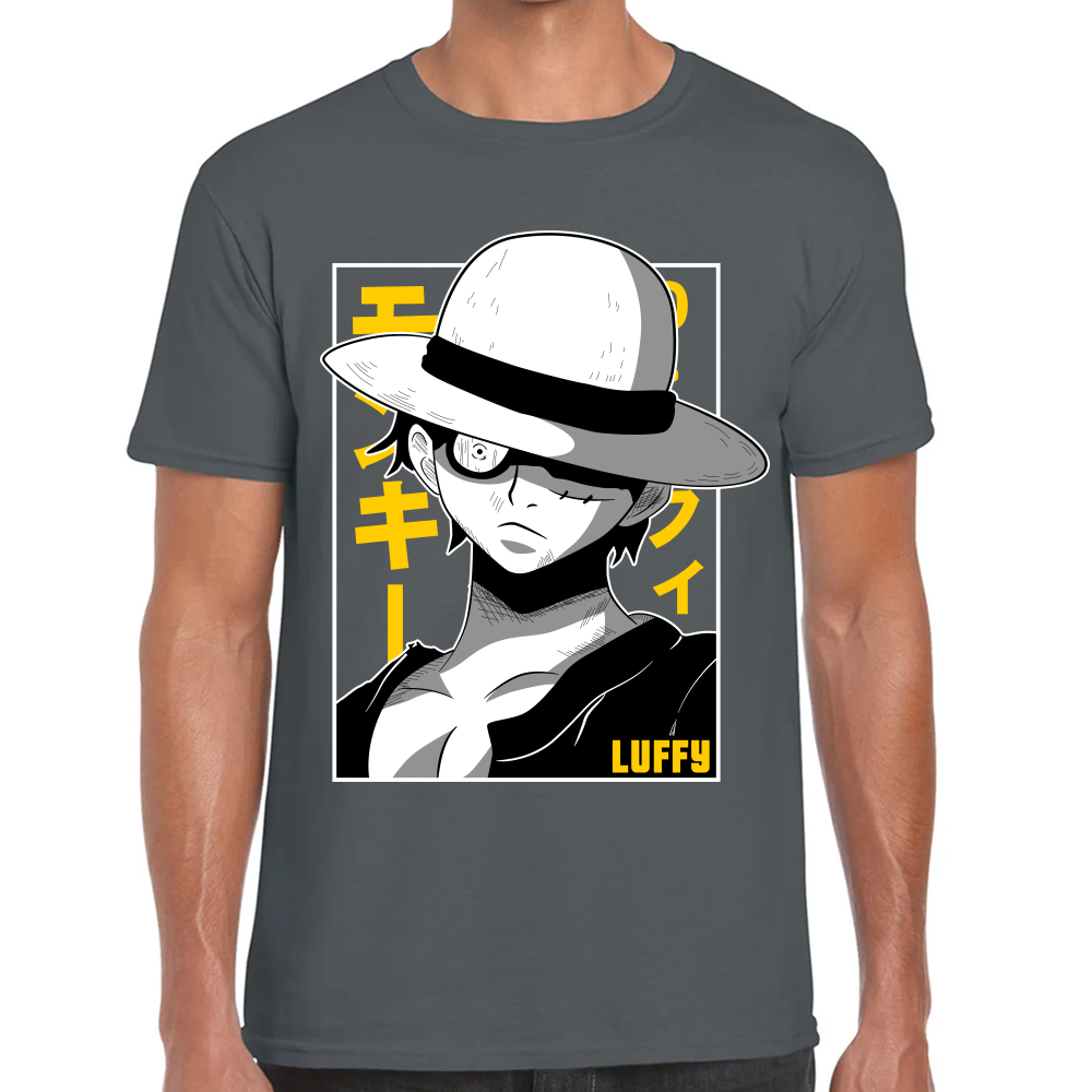 Playera Luffy One Piece Algodón Premium #0001653