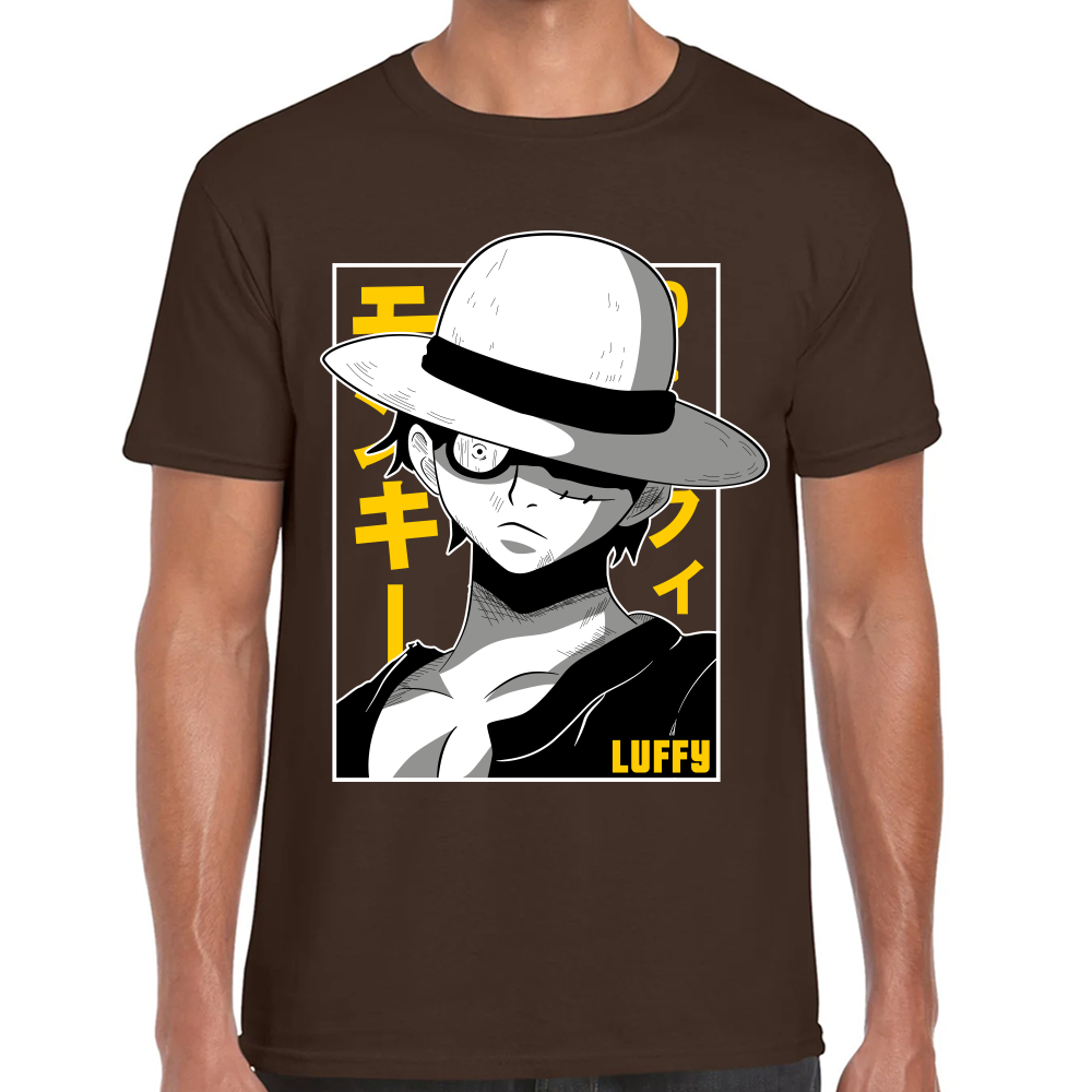 Playera Luffy One Piece Algodón Premium #0001653