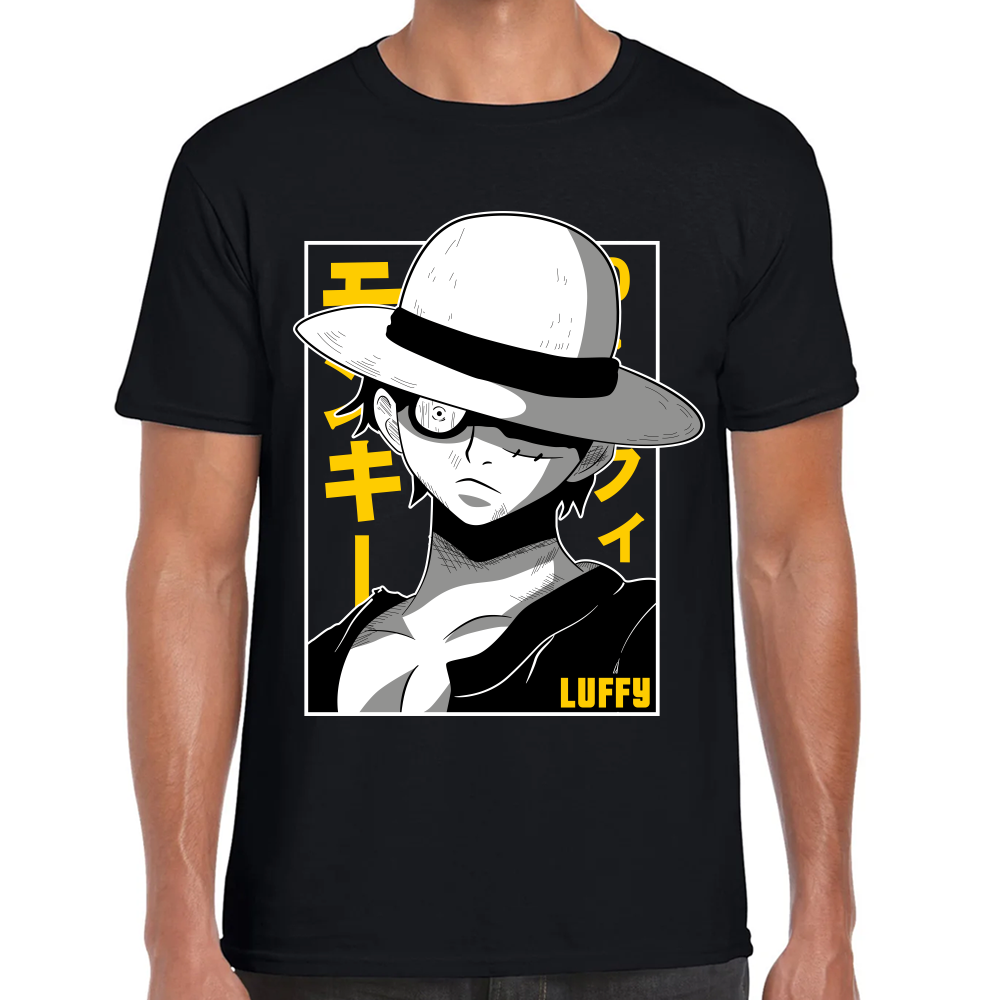 Playera Luffy One Piece Algodón Premium #0001653