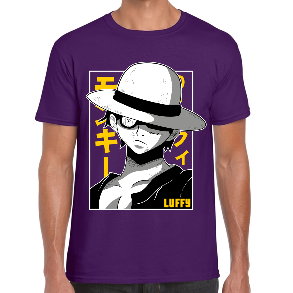 Playera Luffy One Piece Algodón Premium #0001653