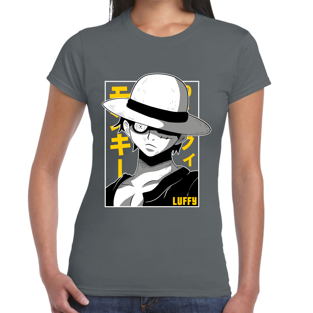 Playera Luffy One Piece Algodón Premium #0001653