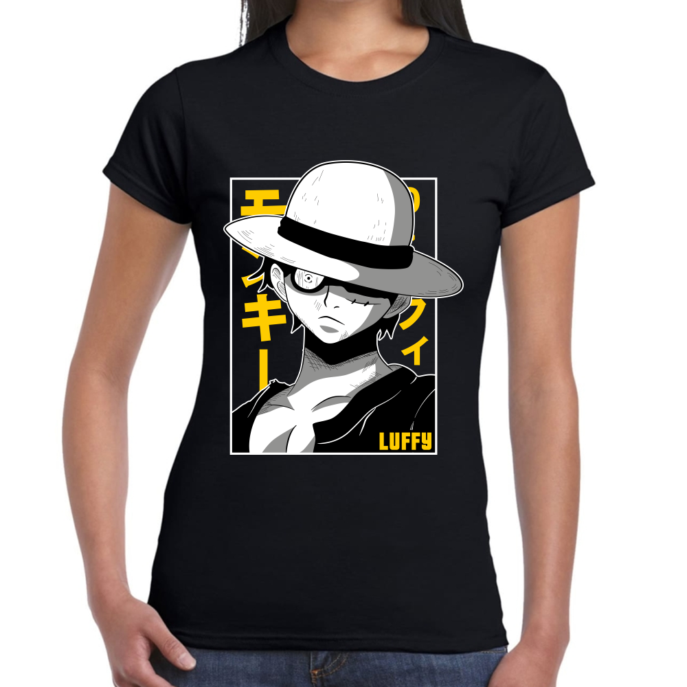 Playera Luffy One Piece Algodón Premium #0001653