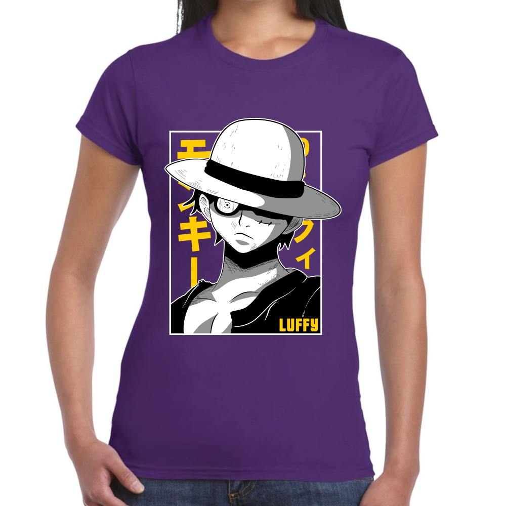 Playera Luffy One Piece Algodón Premium #0001653