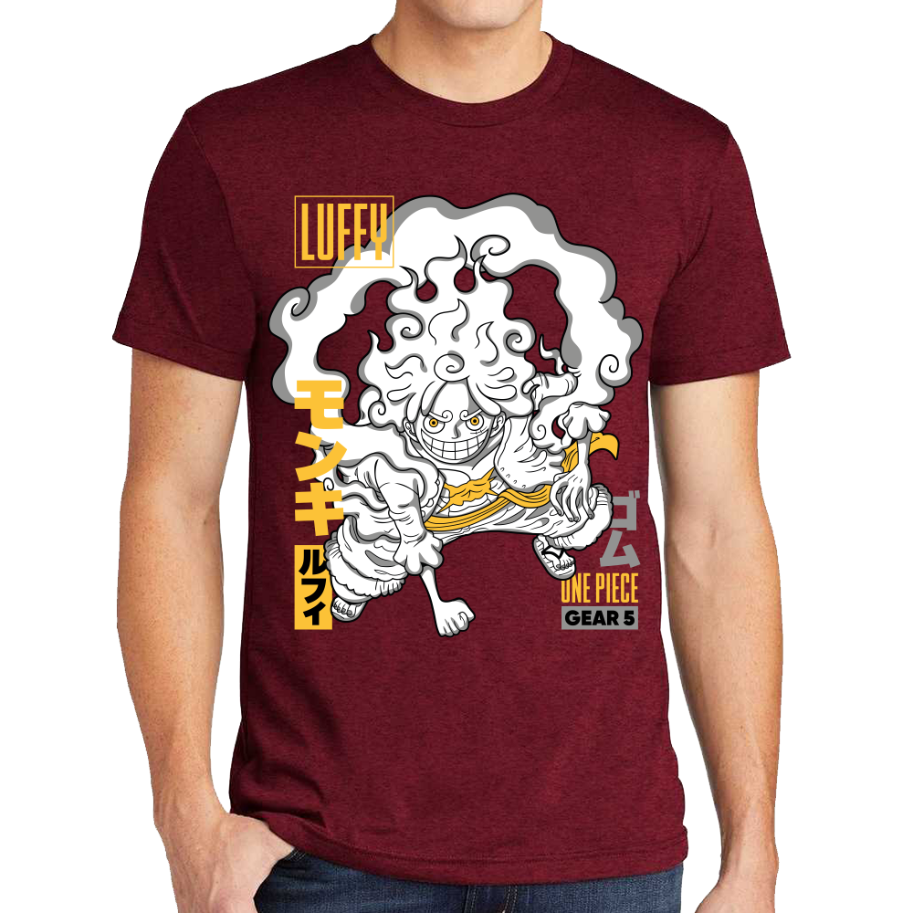 Playera Luffy Gear 5 One Piece Algodón Premium #0001654
