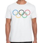 Playera Anillos Olímpicos Francia 2024 Algodón Premium #0001657