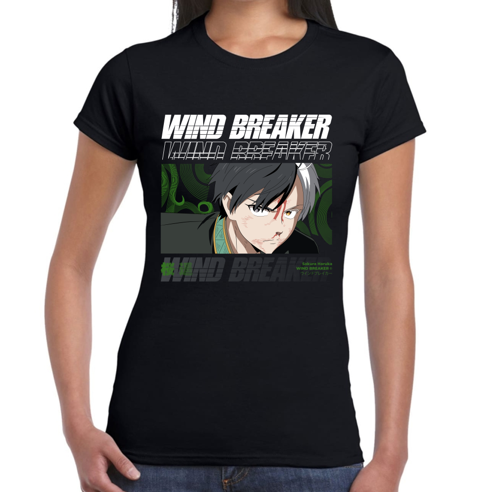 Playera Sakura Haruka Wind Breaker Algodón Premium #0001659 Imagen secundaria del producto