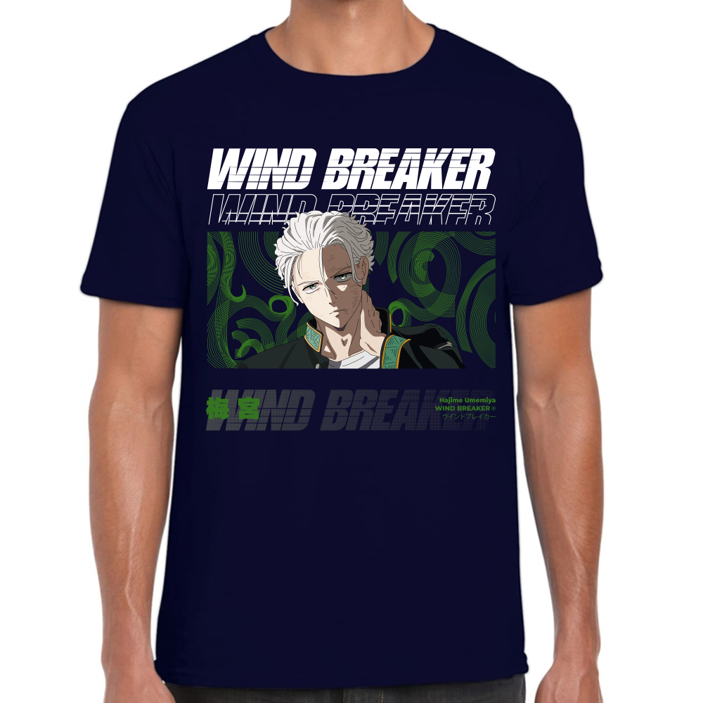 Playera Hajime Umemiya Wind Breaker Algodón Premium #0001660