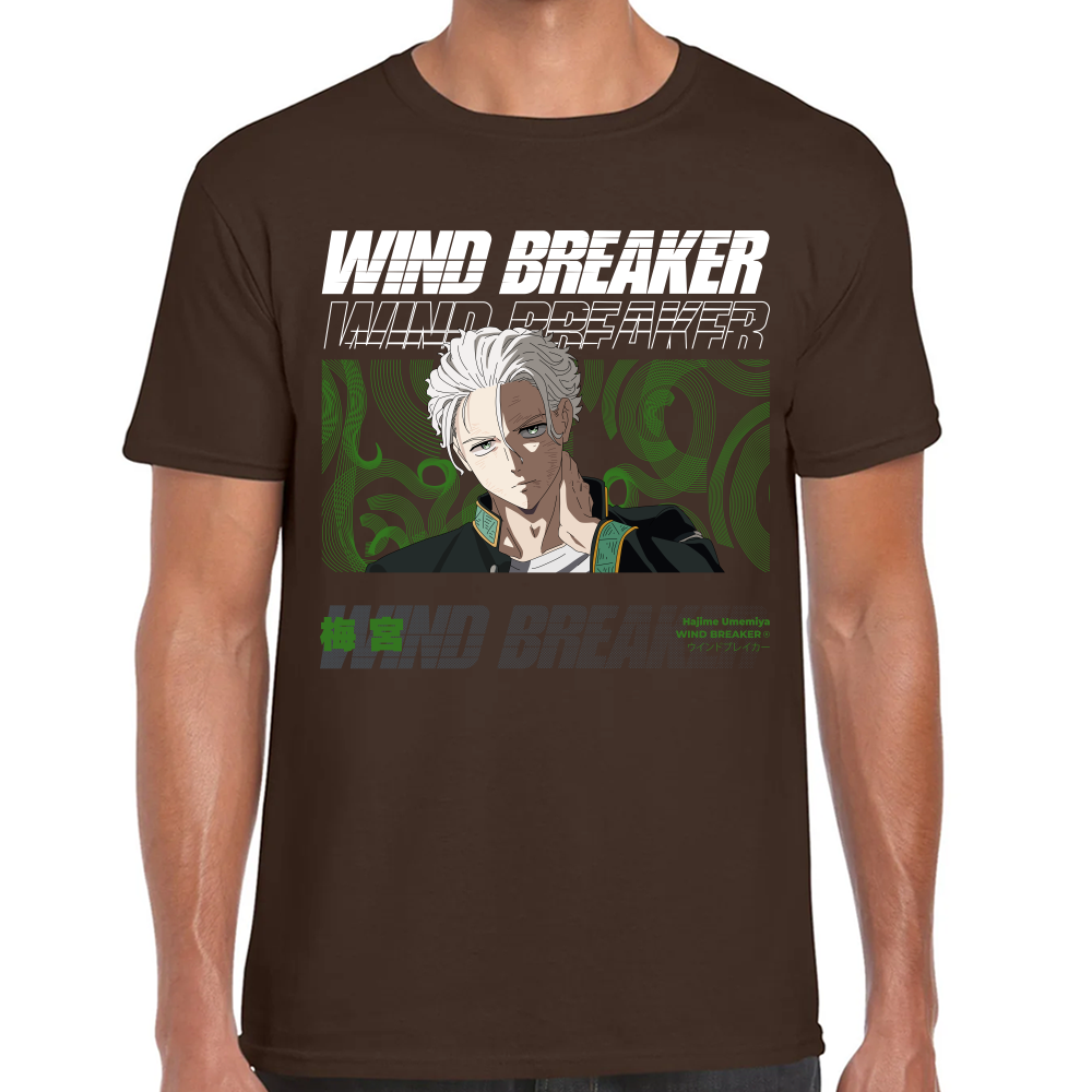 Playera Hajime Umemiya Wind Breaker Algodón Premium #0001660