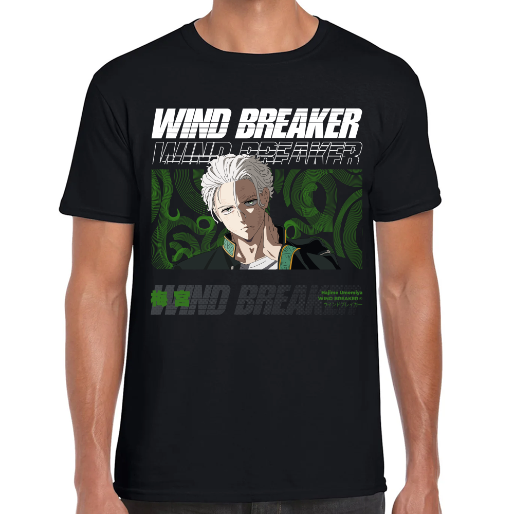Playera Hajime Umemiya Wind Breaker Algodón Premium #0001660