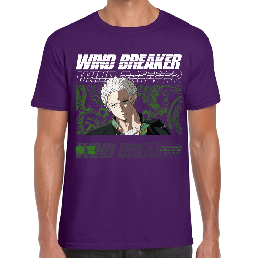 Playera Hajime Umemiya Wind Breaker Algodón Premium #0001660