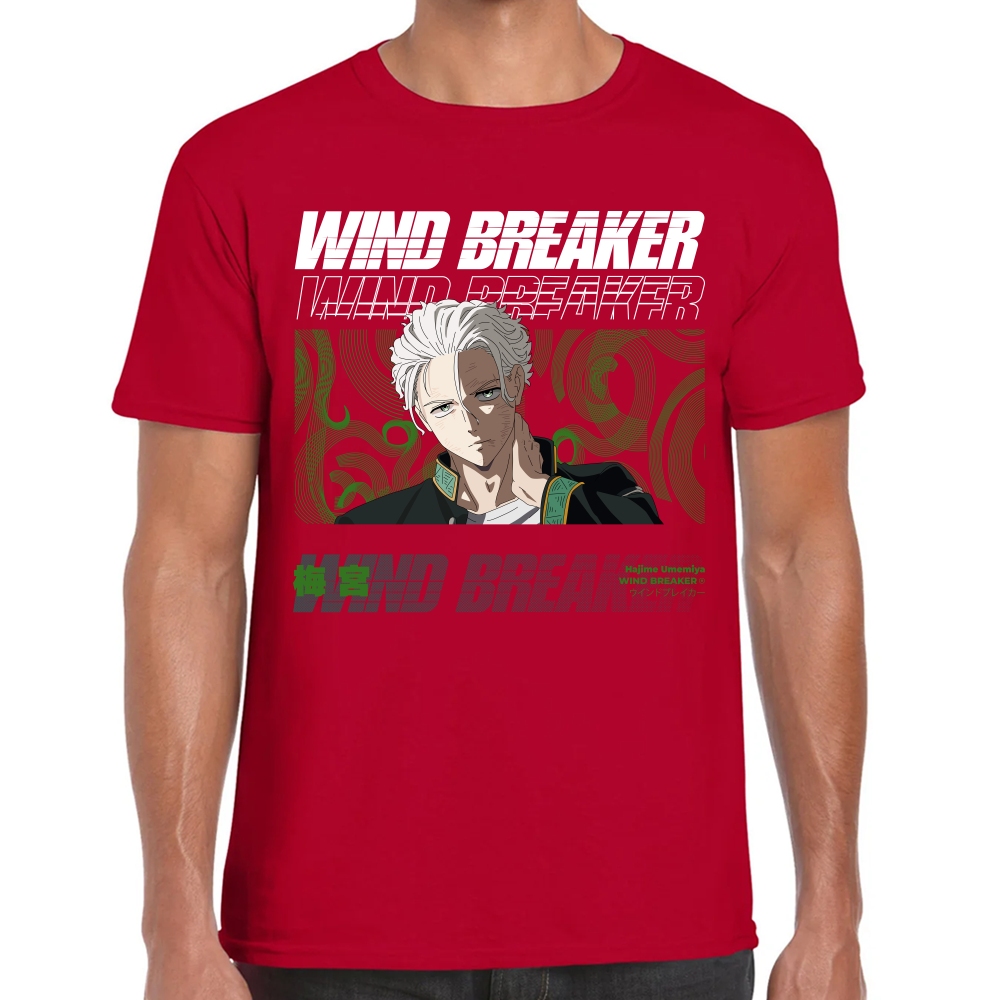 Playera Hajime Umemiya Wind Breaker Algodón Premium #0001660