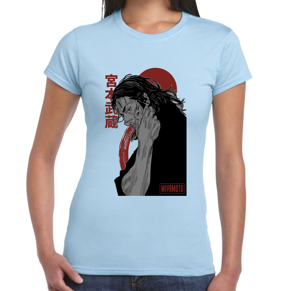 Playera Musashi Miyamoto Vagabond Algodón Premium #0001662