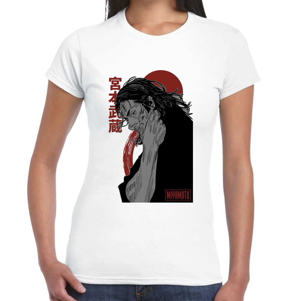 Playera Musashi Miyamoto Vagabond Algodón Premium #0001662