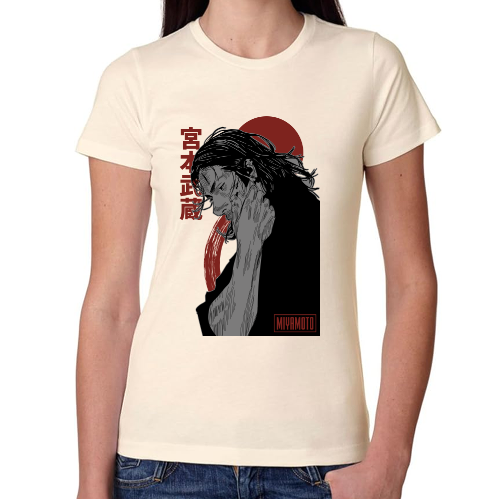 Playera Musashi Miyamoto Vagabond Algodón Premium #0001662