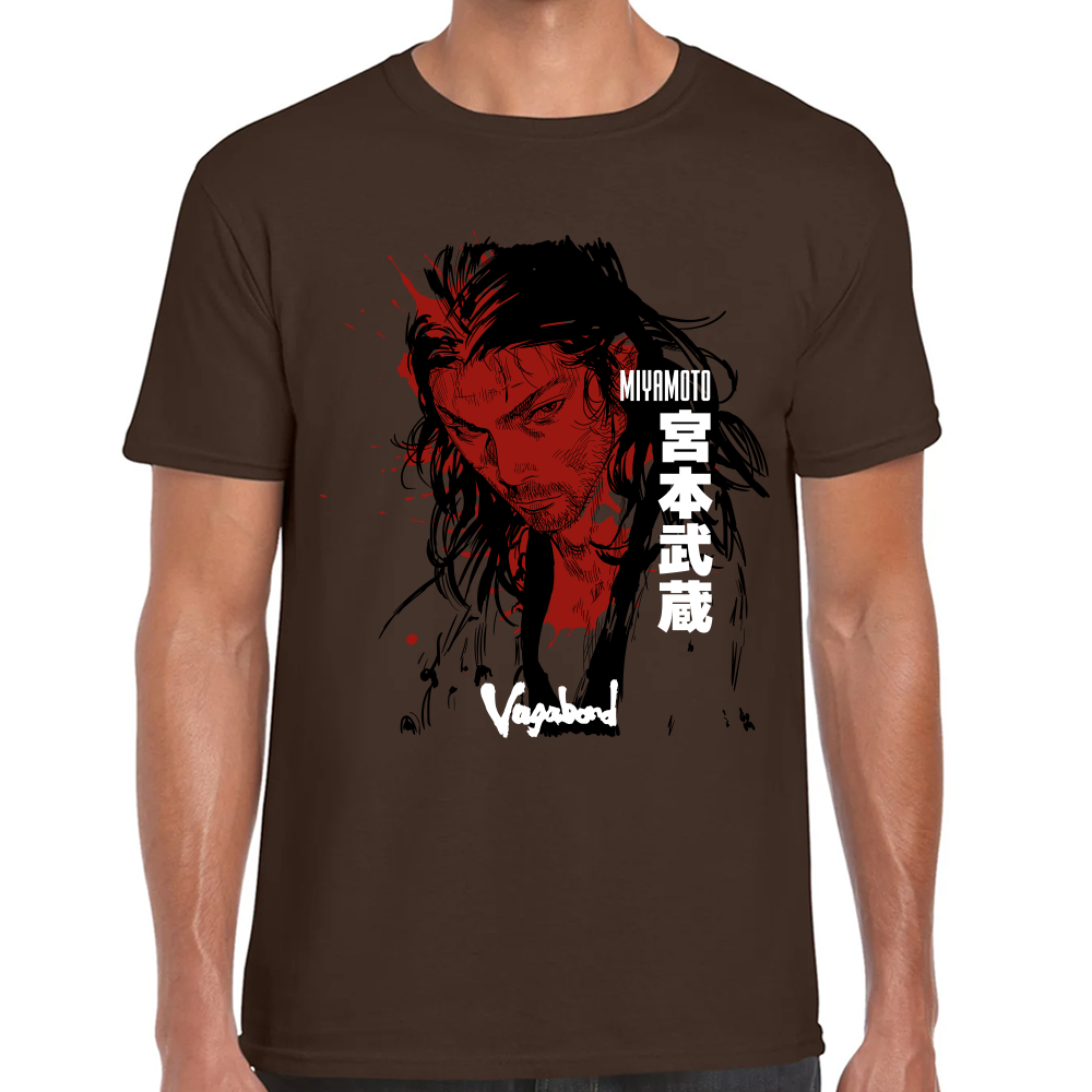 Playera Musashi Miyamoto Vagabond Algodón Premium #0001663