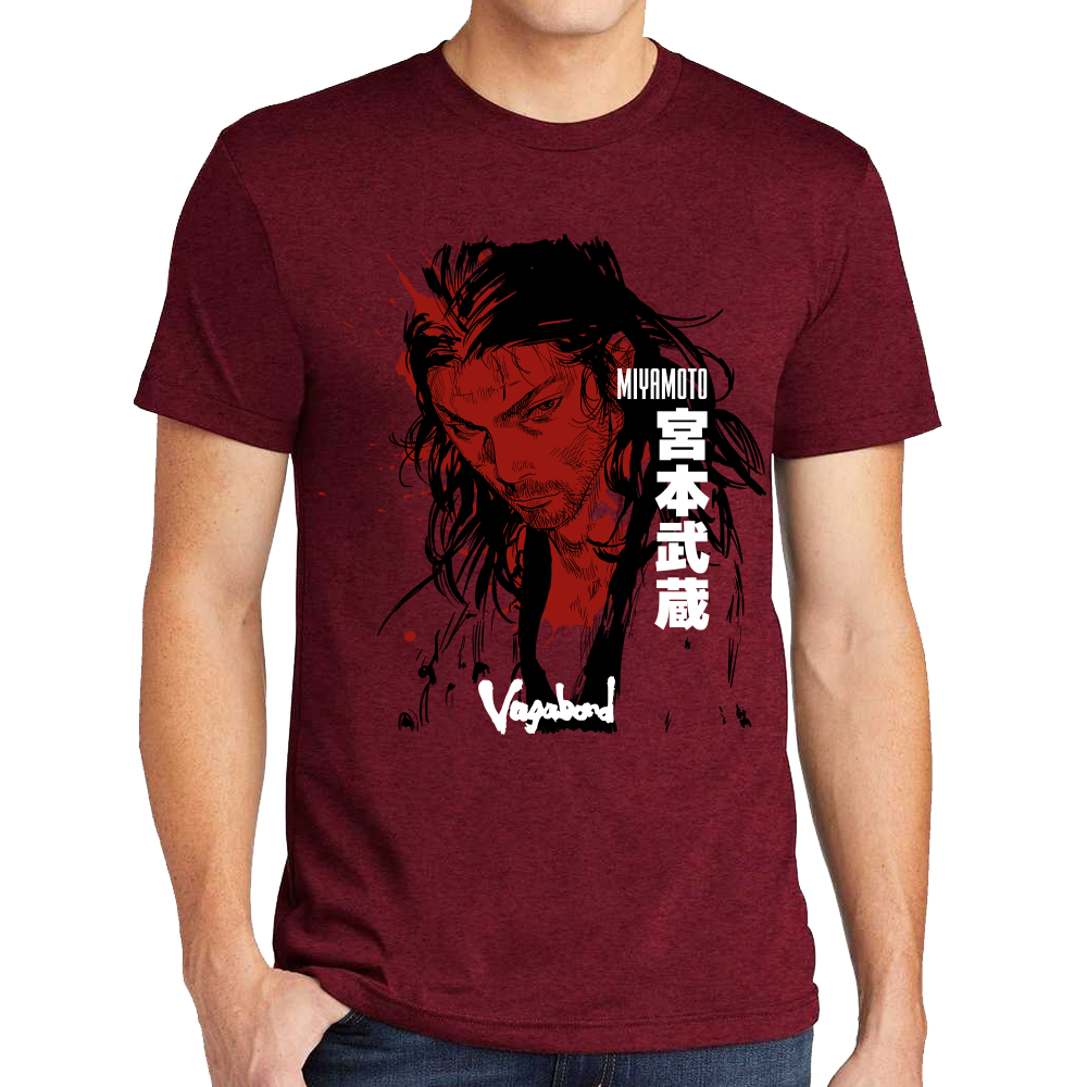 Playera Musashi Miyamoto Vagabond Algodón Premium #0001663