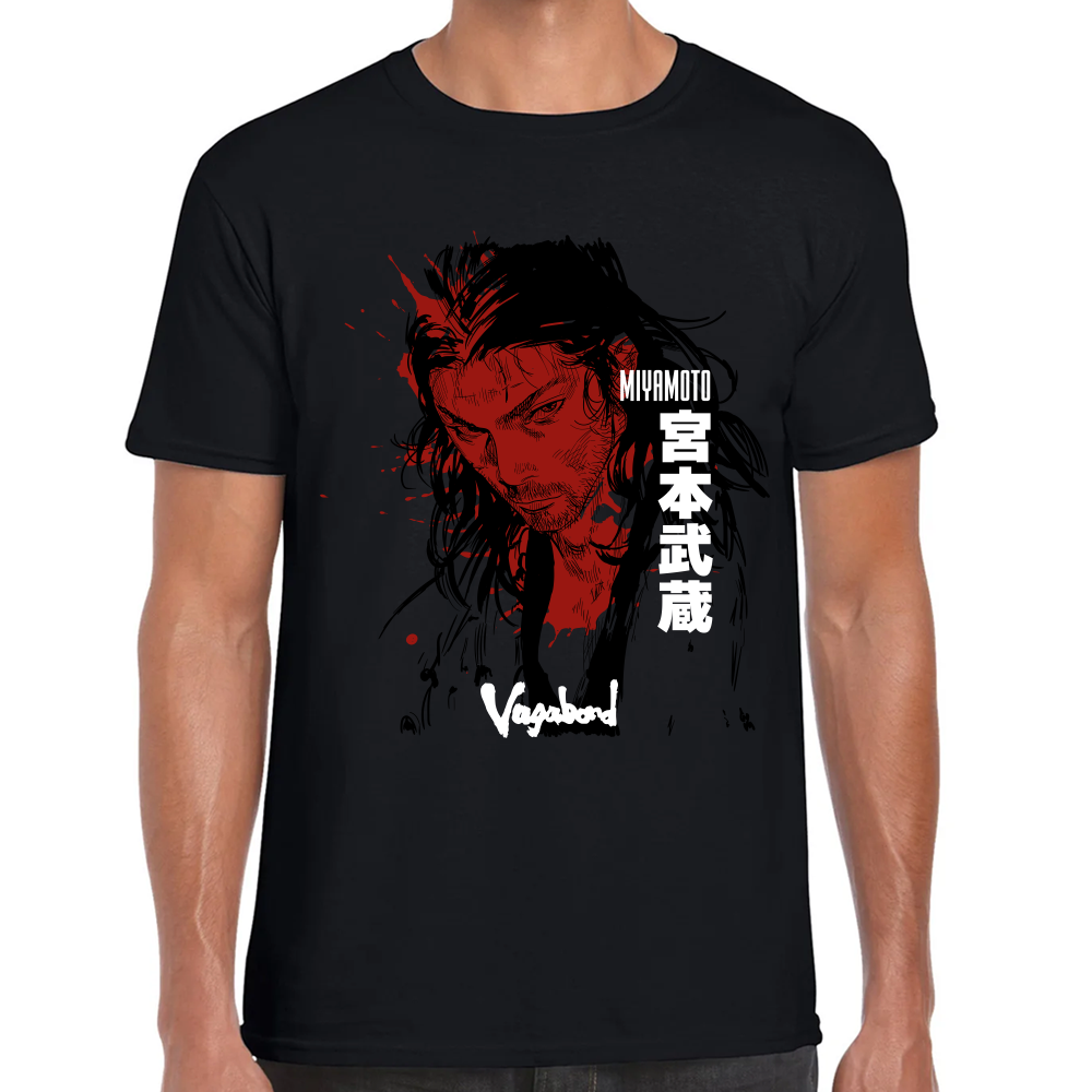 Playera Musashi Miyamoto Vagabond Algodón Premium #0001663 Imagen principal del producto