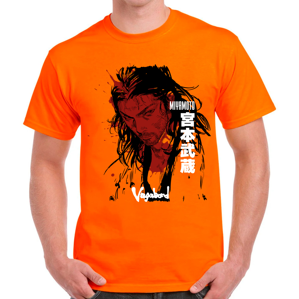 Playera Musashi Miyamoto Vagabond Algodón Premium #0001663