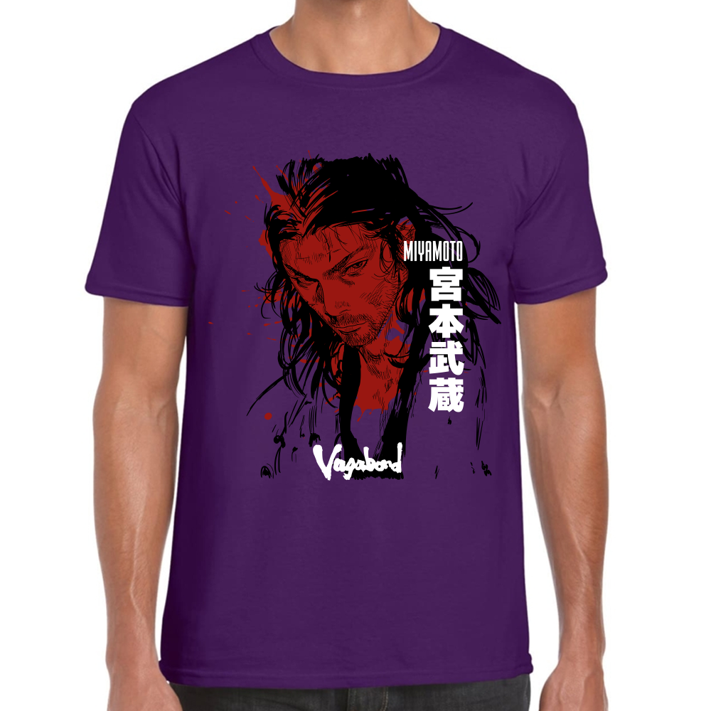 Playera Musashi Miyamoto Vagabond Algodón Premium #0001663