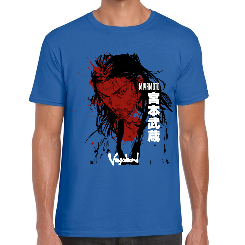 Playera Musashi Miyamoto Vagabond Algodón Premium #0001663