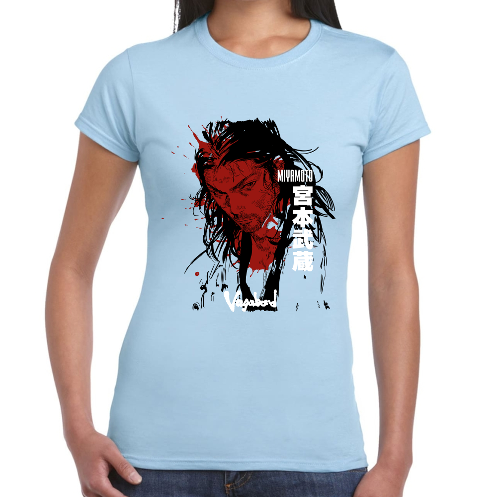 Playera Musashi Miyamoto Vagabond Algodón Premium #0001663