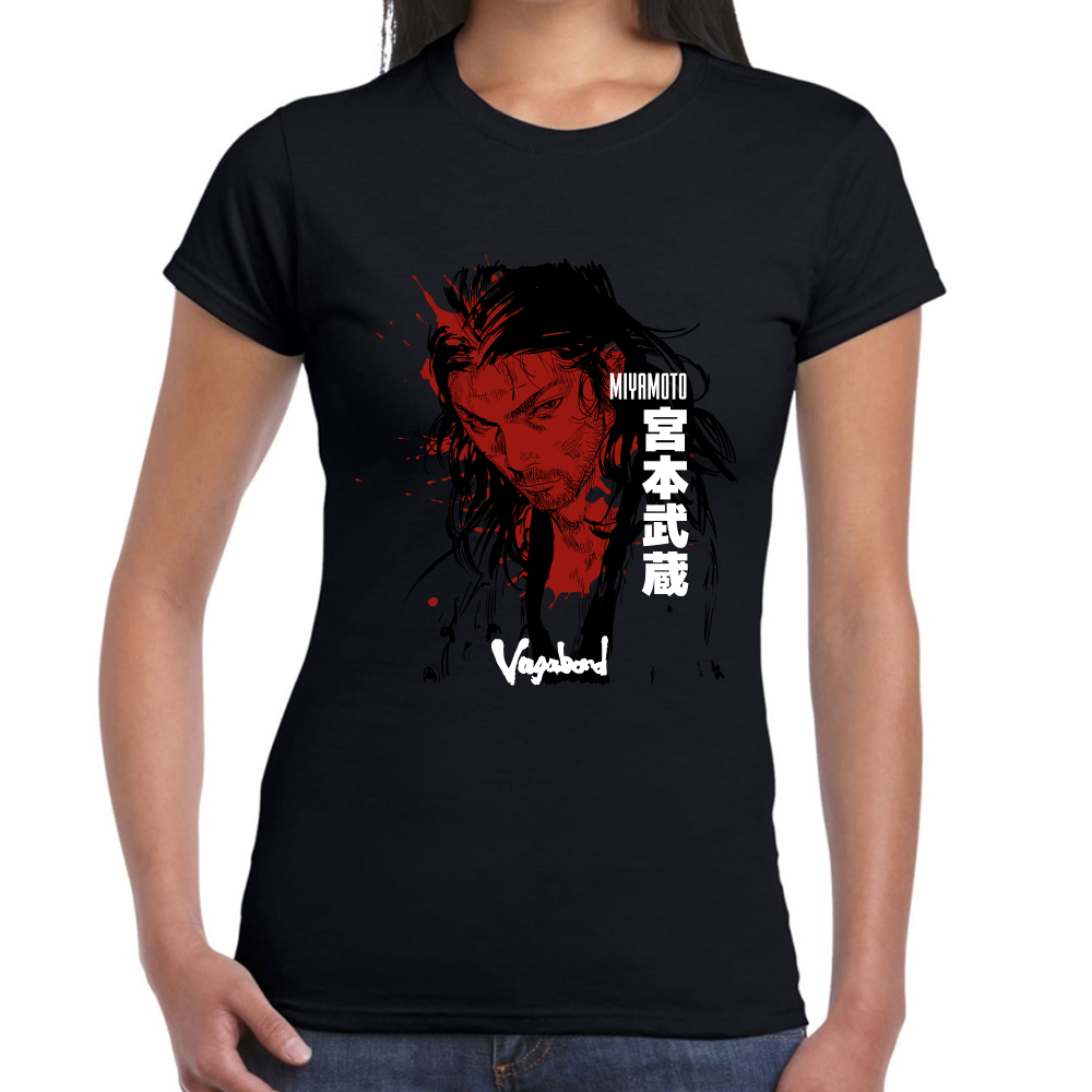 Playera Musashi Miyamoto Vagabond Algodón Premium #0001663 Imagen secundaria del producto