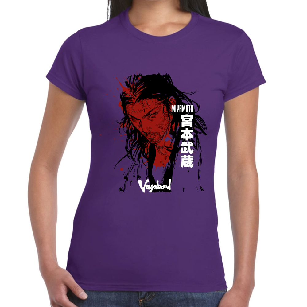 Playera Musashi Miyamoto Vagabond Algodón Premium #0001663