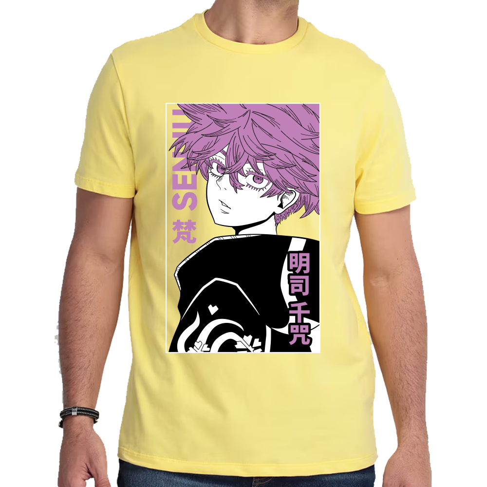 Playera Senju Kawaragi Tokyo Revengers Algodón Premium #0001667