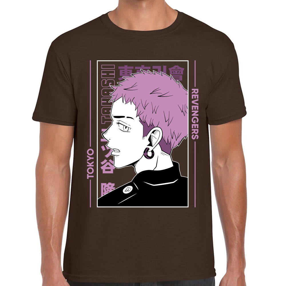 Playera Takashi Mitsuya Tokyo Revengers Algodón Premium #0001668