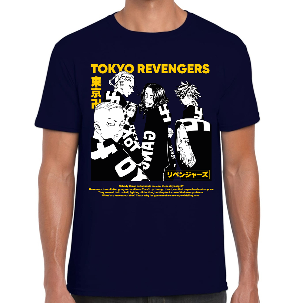 Playera Tokyo Revengers Algodón Premium #0001669