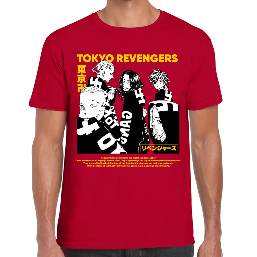 Playera Tokyo Revengers Algodón Premium #0001669