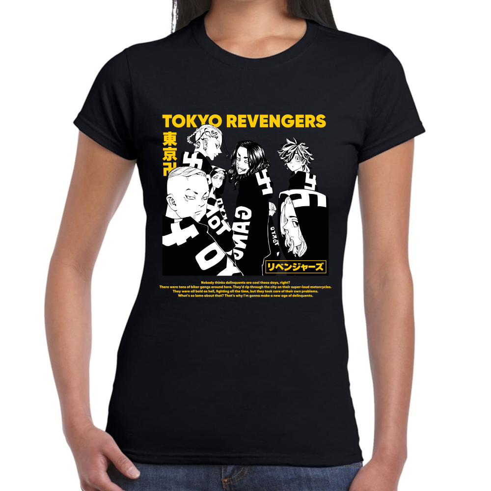 Playera Tokyo Revengers Algodón Premium #0001669