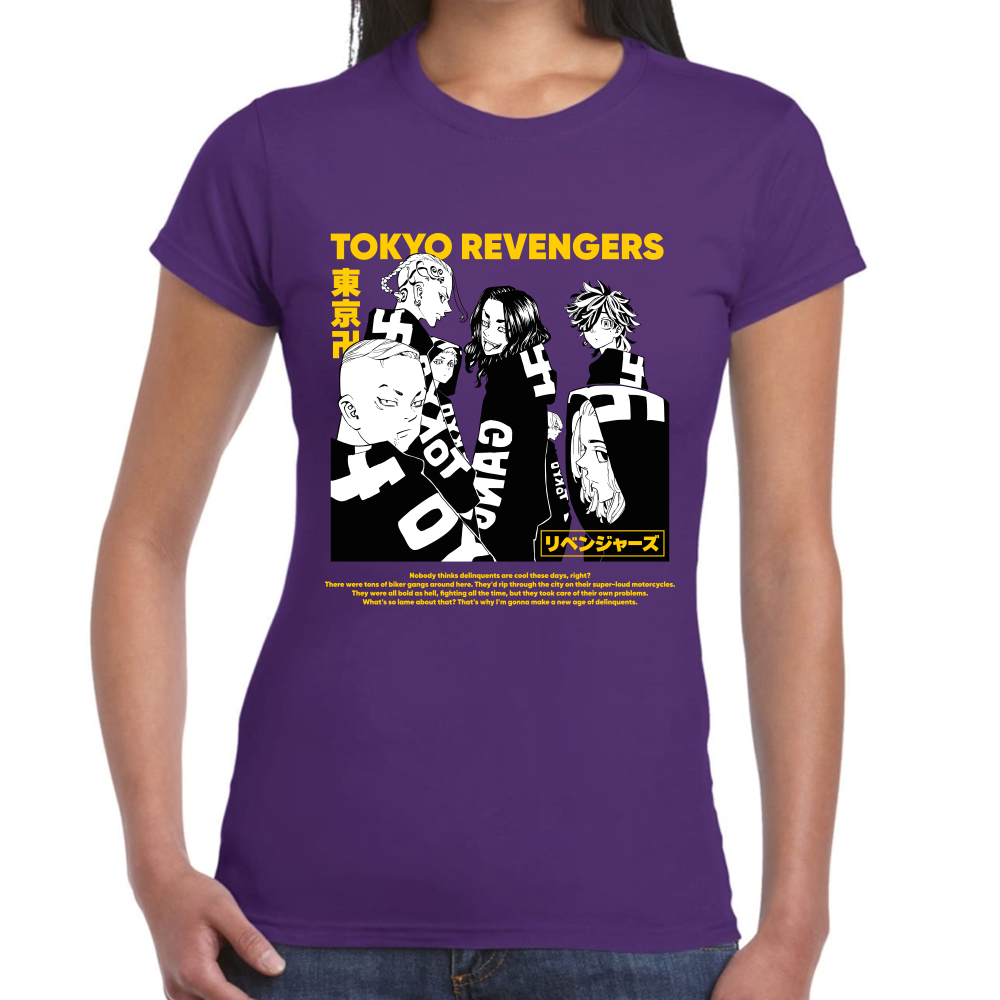 Playera Tokyo Revengers Algodón Premium #0001669