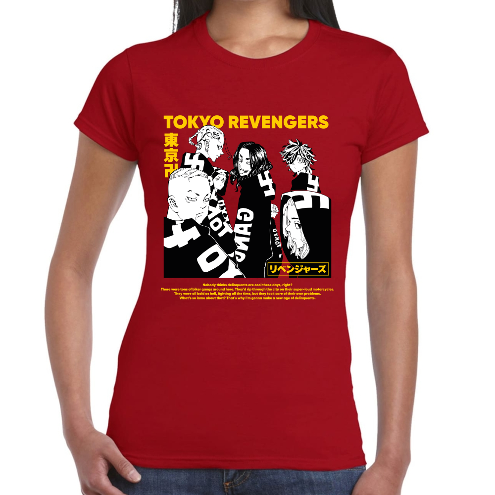 Playera Tokyo Revengers Algodón Premium #0001669