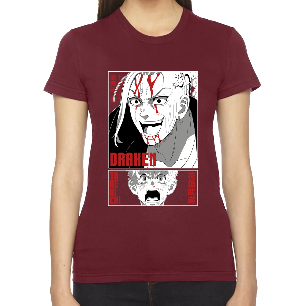 Playera Draken & Takemichi Tokyo Revengers Algodón Premium #0001670