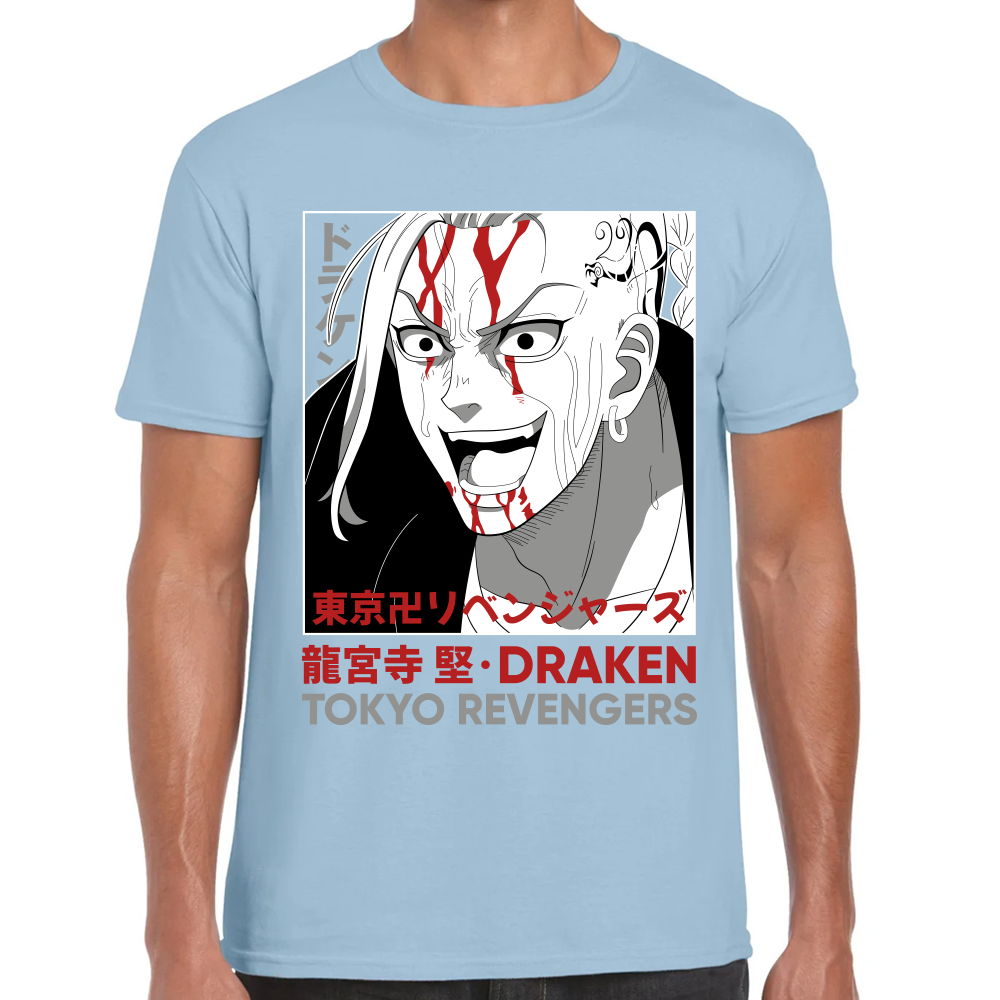 Playera Draken Tokyo Revengers Algodón Premium #0001671