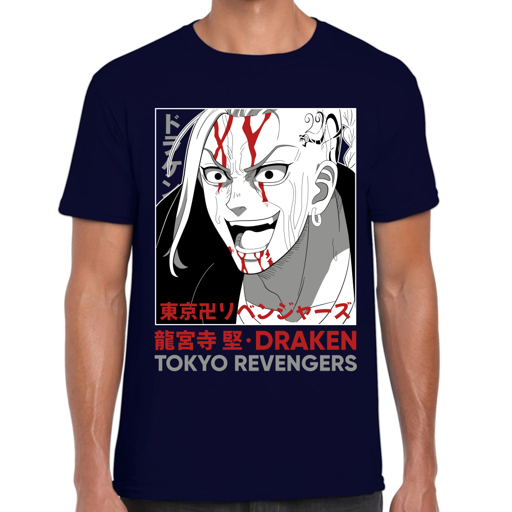 Playera Draken Tokyo Revengers Algodón Premium #0001671