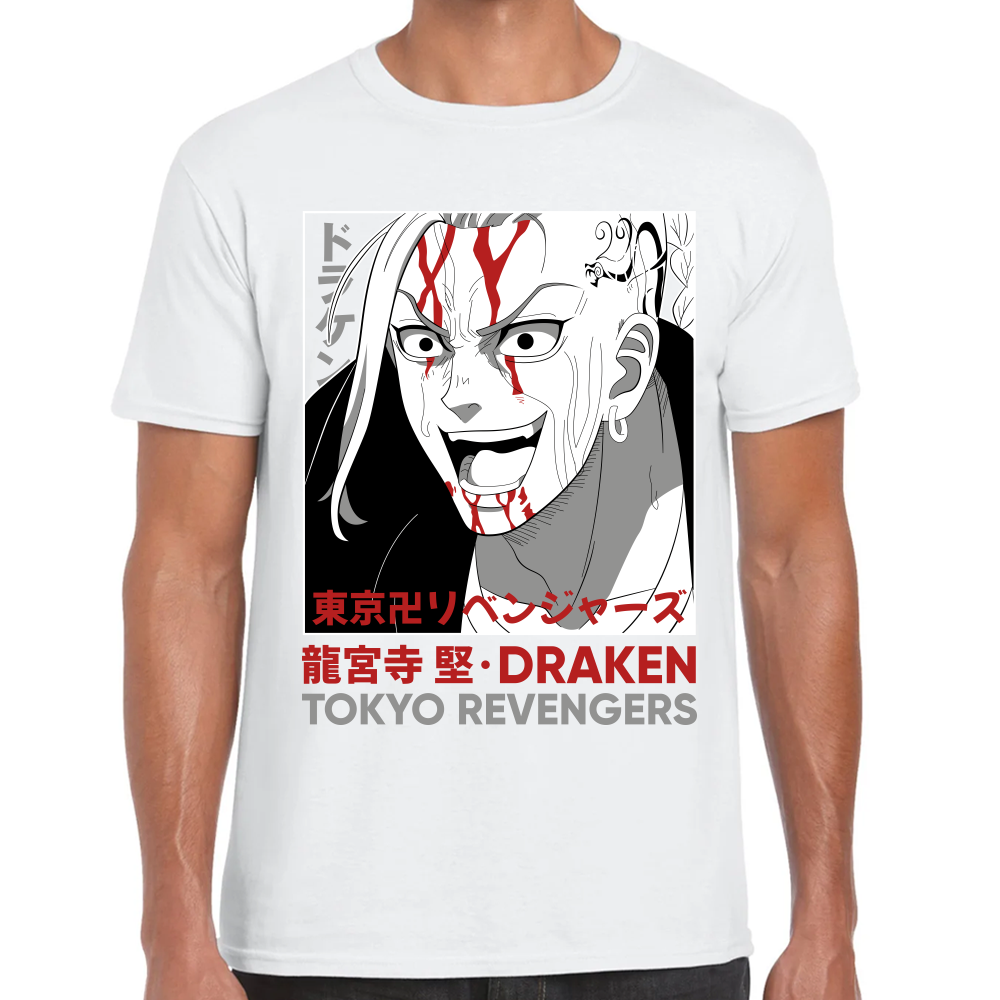 Playera Draken Tokyo Revengers Algodón Premium #0001671