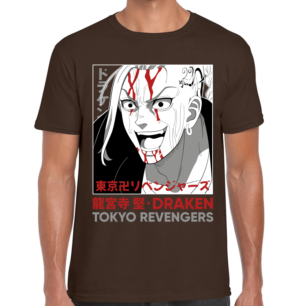 Playera Draken Tokyo Revengers Algodón Premium #0001671