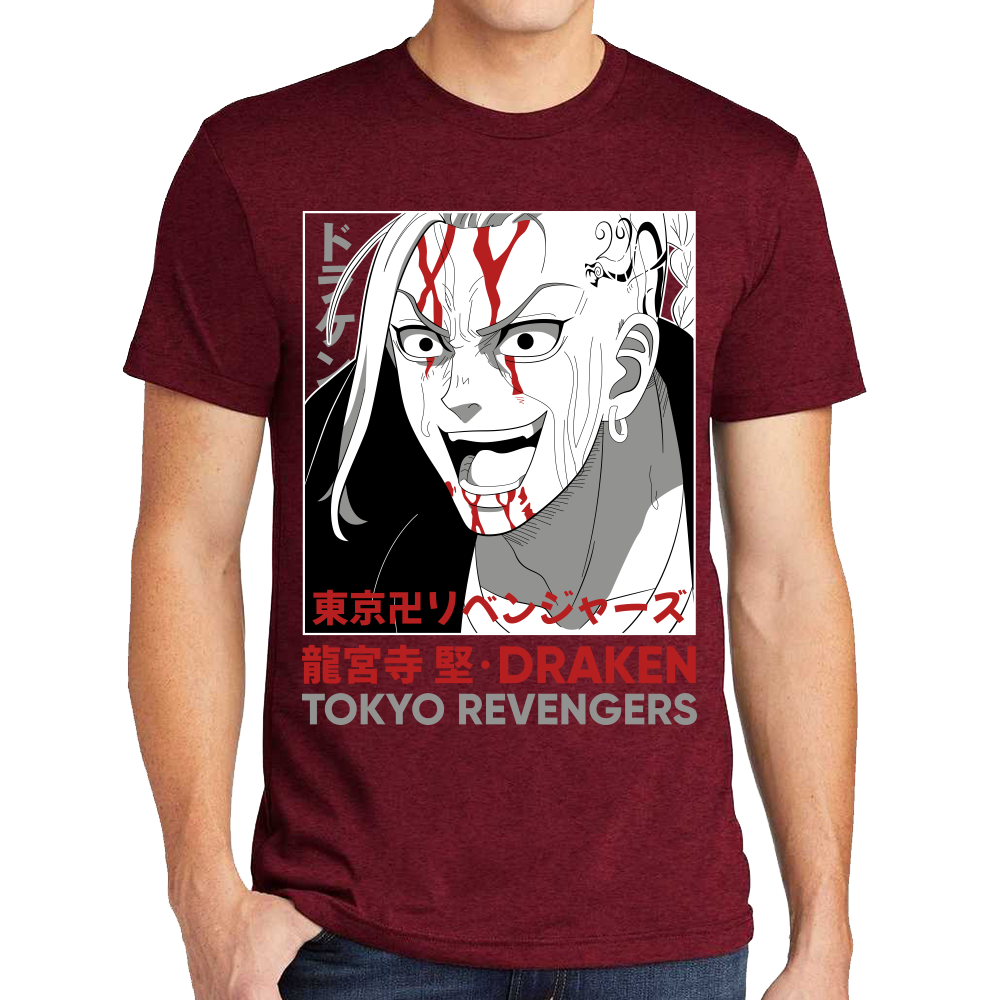 Playera Draken Tokyo Revengers Algodón Premium #0001671