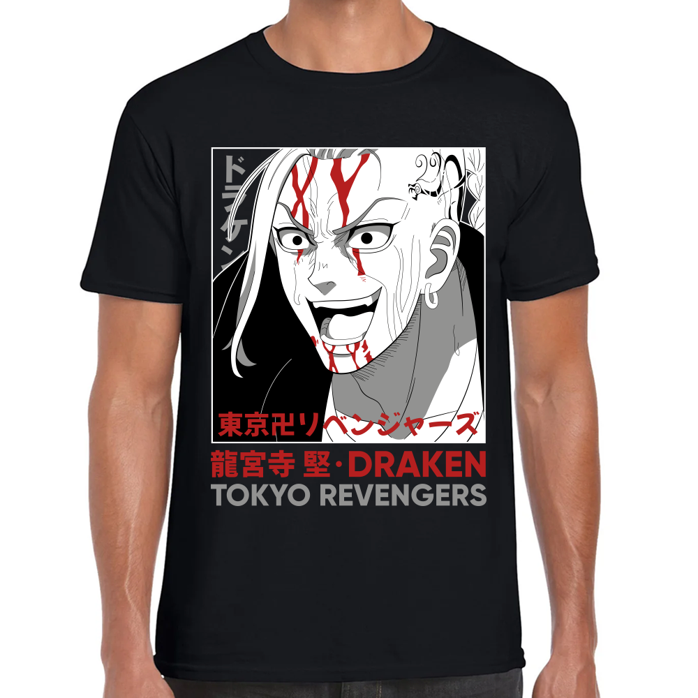 Playera Draken Tokyo Revengers Algodón Premium #0001671