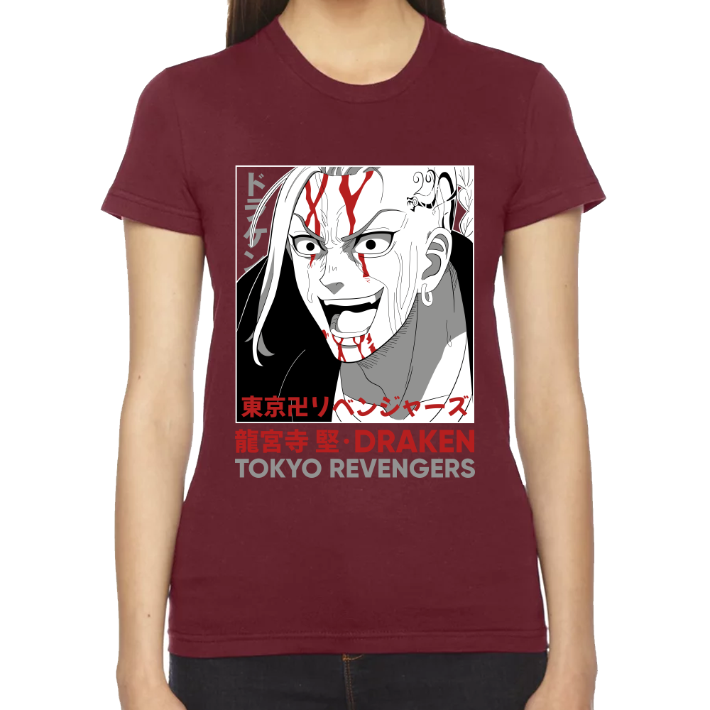Playera Draken Tokyo Revengers Algodón Premium #0001671