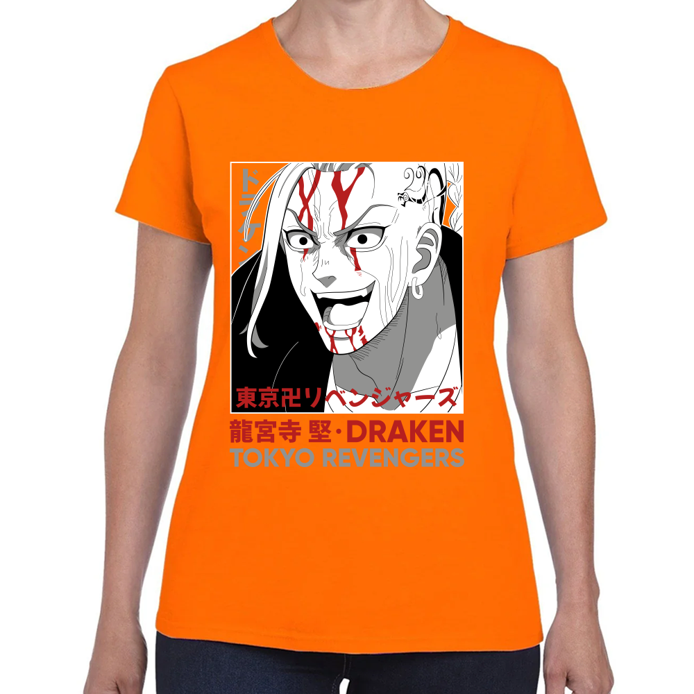 Playera Draken Tokyo Revengers Algodón Premium #0001671