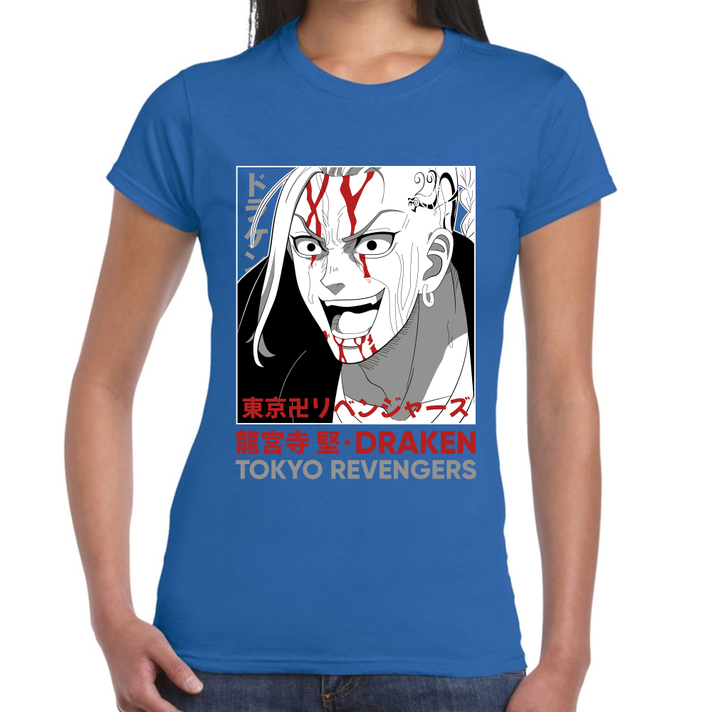 Playera Draken Tokyo Revengers Algodón Premium #0001671
