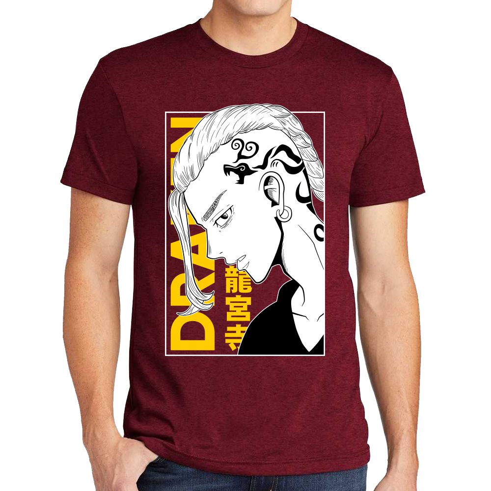 Playera Draken Tokyo Revengers Algodón Premium #0001672
