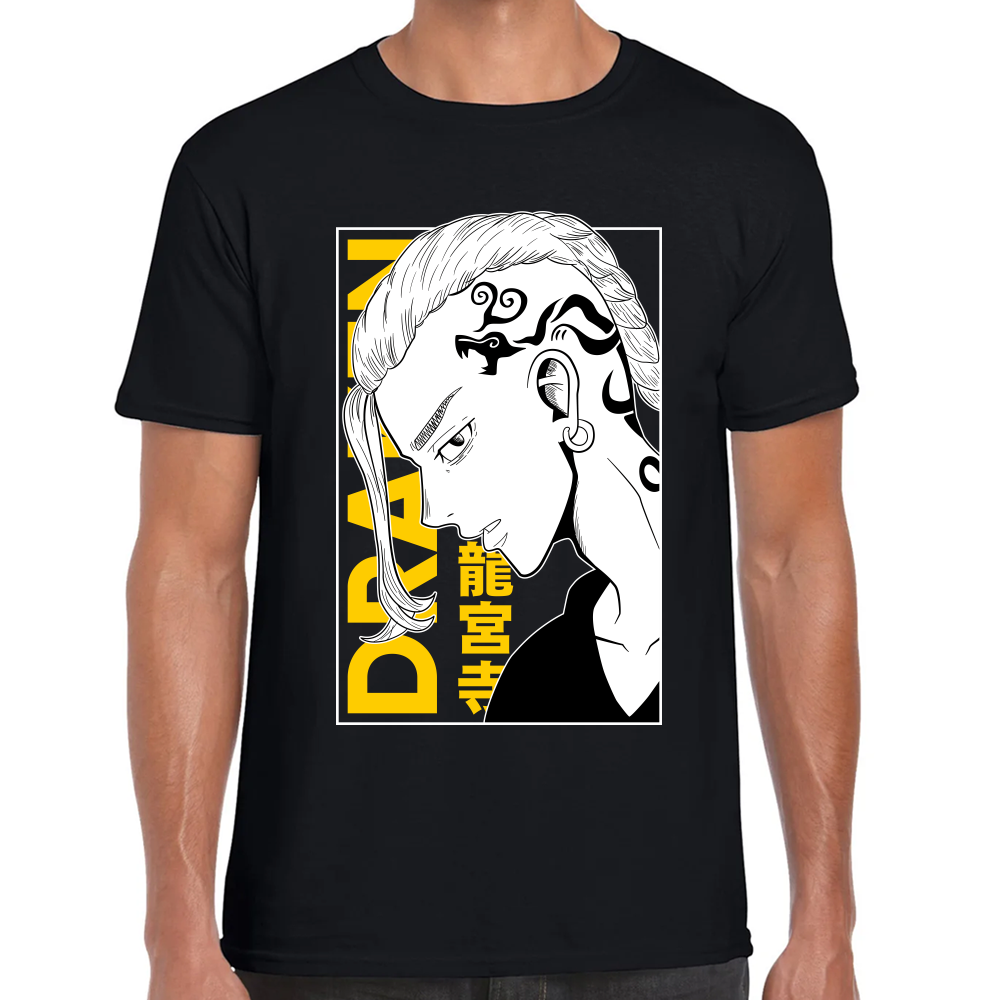 Playera Draken Tokyo Revengers Algodón Premium #0001672